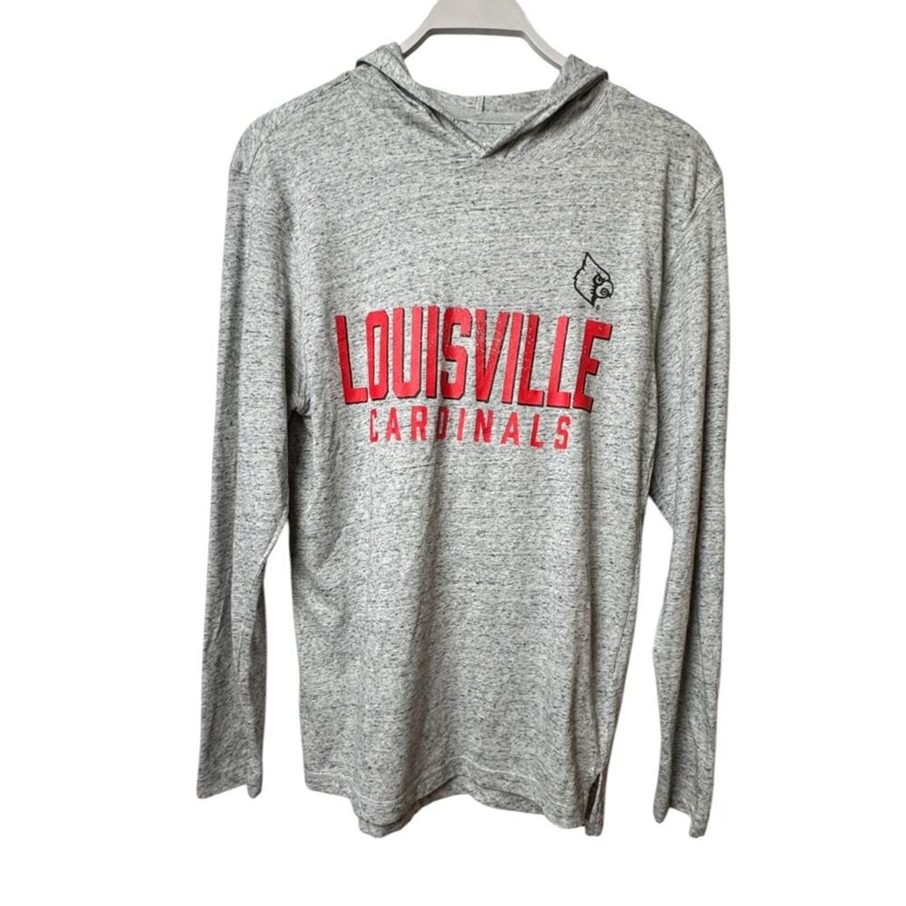 Captivating Long Sleeve Athletic Sporty Louisville Cardinals Sweatshirt Sz S